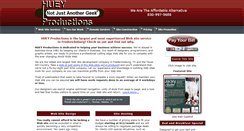 Desktop Screenshot of hueyproductions.com
